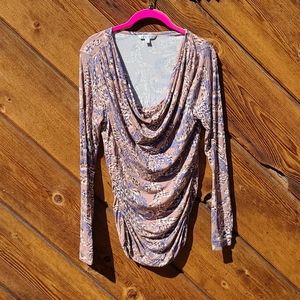 CAbi 294 Lola Tee Purple Pink Top 187